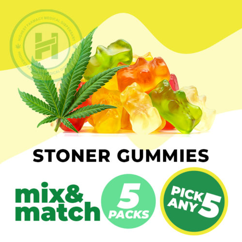 Stoner Gummies 5 packs – Mix & Match – Pick any 5
