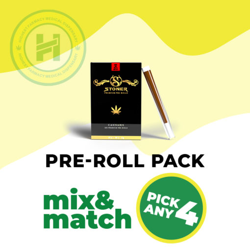 Buy Pre-roll Packs - Mix & Match - Pick Any 4