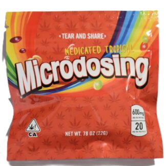 Microdosing Medicated Gummies – 600mg THC: Medicated Tropical