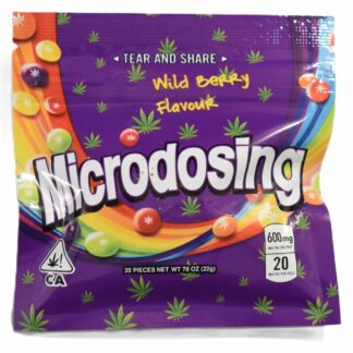 Microdosing Medicated Gummies – 600mg THC: Wild Berry