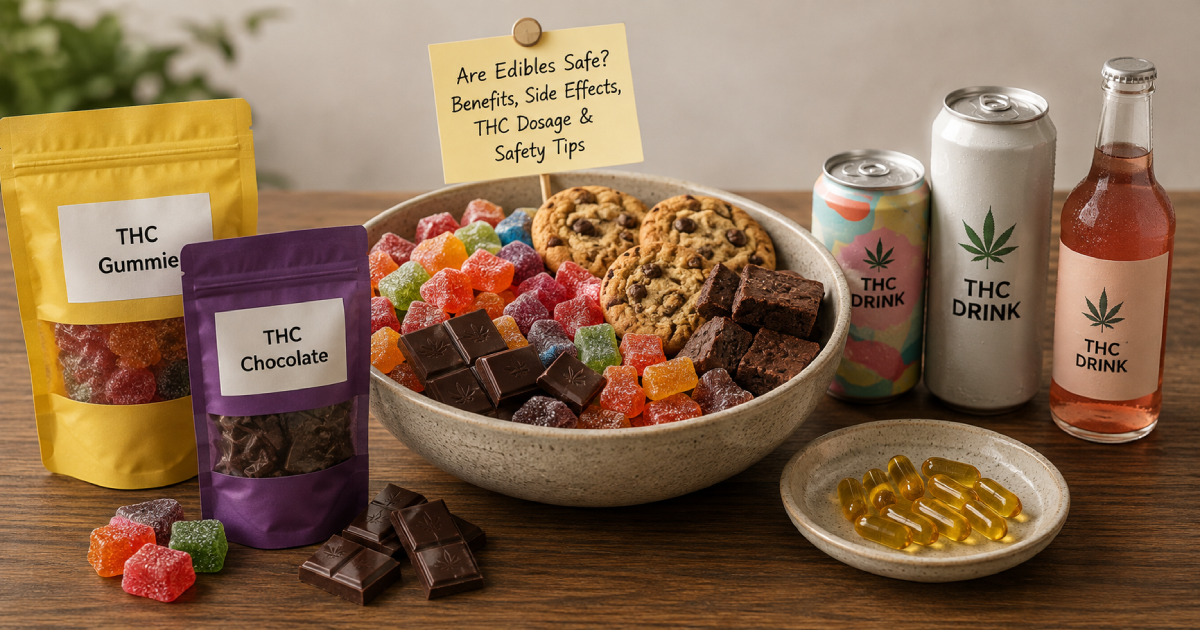 Are Edibles Safe? Benefits, Side Effects, THC Dosage & Safety Tips (Complete Guide)