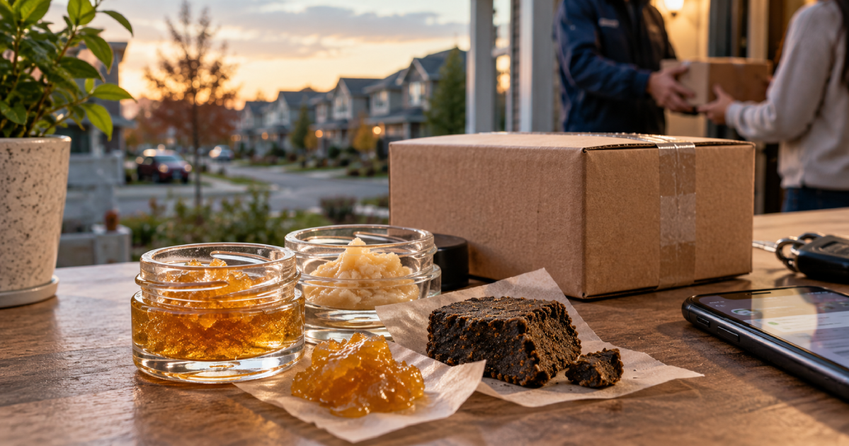 Cannabis Concentrate Delivery Oshawa: Premium Live Resin, Hash, Rosin & More Delivered Fast